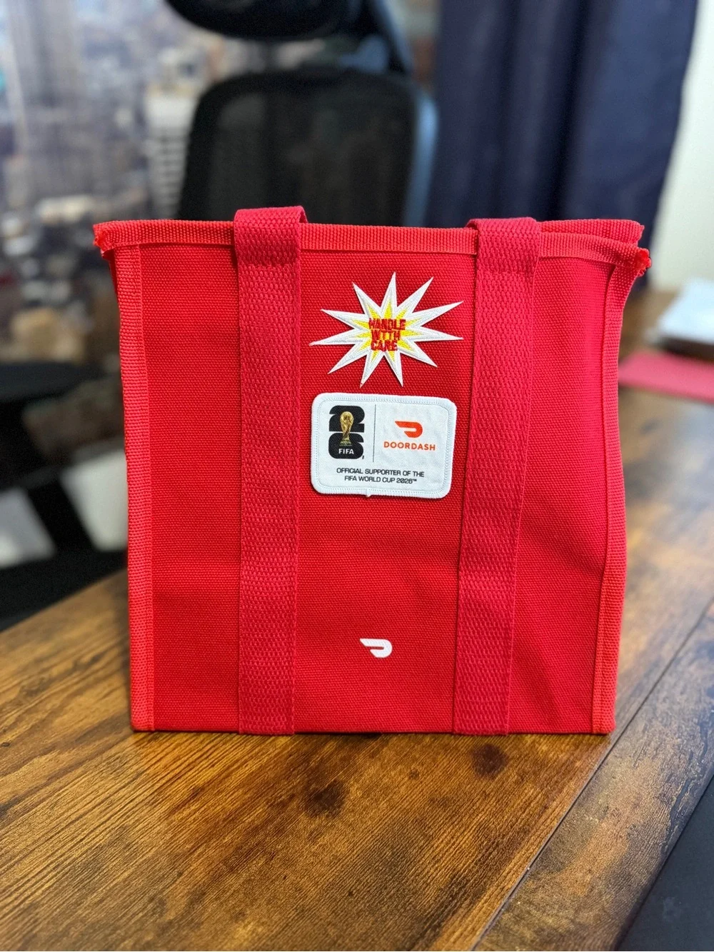 FIFA WORLD CUP DoorDash Red Tote Bag